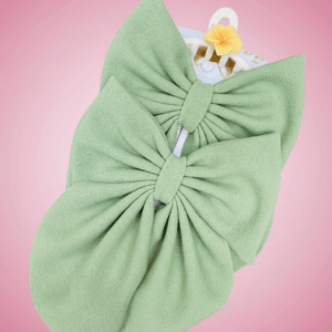 Moños color pistache